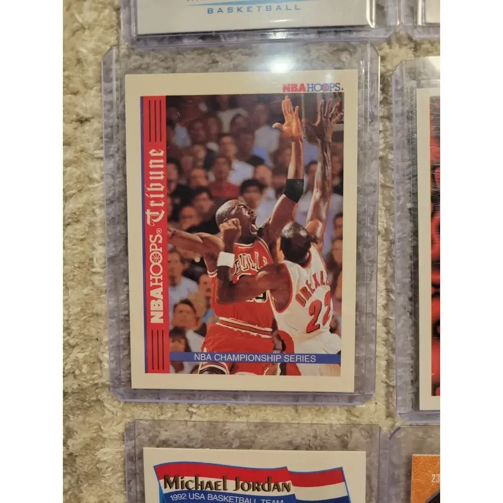 Michael Jordan Lot 9 Cards upper deck Chicago Bulls Basketball Cards